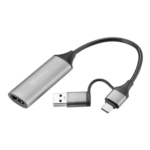 SANDBERG HDMI Capture Link to USB-C/A – Bild 2