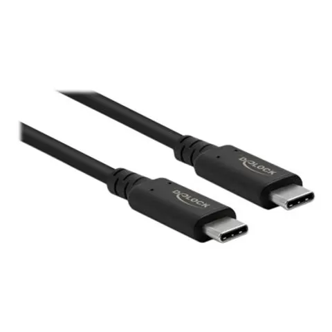 DELOCK USB4 20 Gbps Kabel 2m – Schwarz – Bild 3