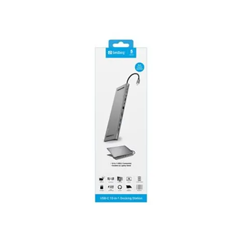 SANDBERG USB-C 10-in-1 Docking Station – Bild 2