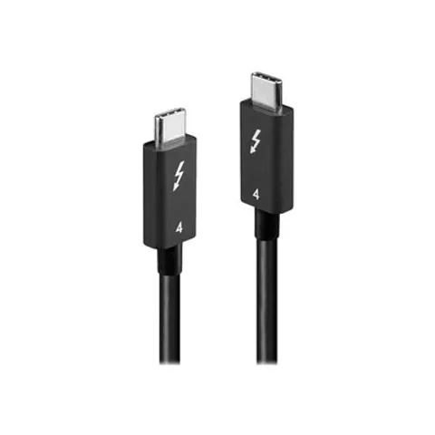 LINDY 1m Thunderbolt 4 passive cable – Schwarz – Bild 3