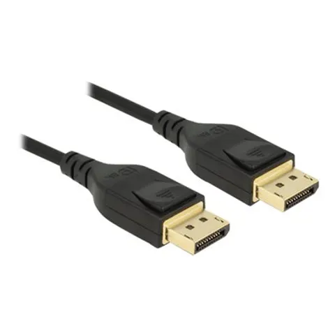 Delock DisplayPort Kabel 8K, 60Hz, 2m – Schwarz – Bild 2