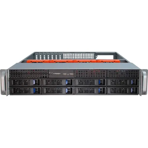 Inter-Tech 48.3cm IPC 2U-2408 2HE STORAGE – Bild 2