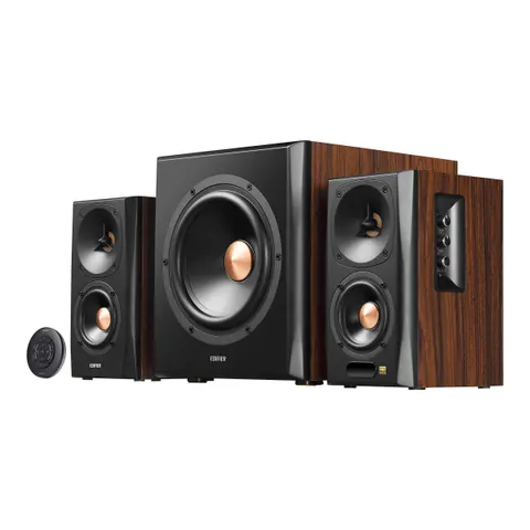 Edifier S360DB 2.1 holz/schwarz Bluetooth retail – Bild 3