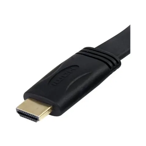 STARTECH 6ft Flat HDMI Cable M/M – Schwarz – Bild 2