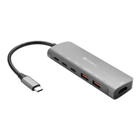 SANDBERG USB-C Dock HDMI + 2xUSB-A – Bild 2
