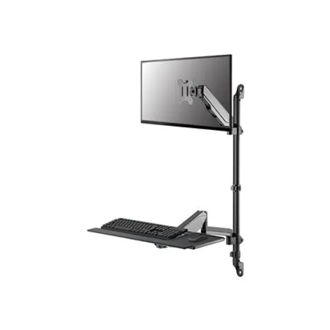 NEOMOUNTS wall mounted sit-stand – Schwarz – Bild 3