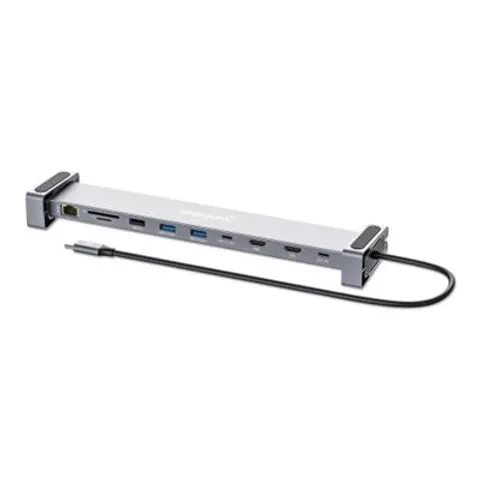 Manhattan Notebook Dockingstation integrierter Kartenleser, USB-C® Power Delivery – Bild 2