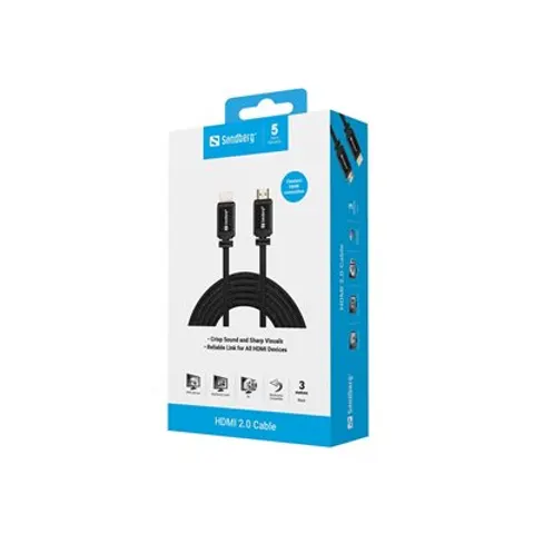 SANDBERG HDMI 2.0 19M-19M 3m – Bild 2