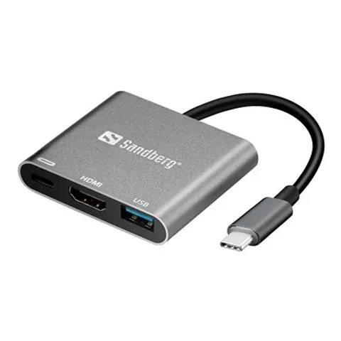 SANDBERG USB-C Mini Dock HDMI+USB – Bild 2