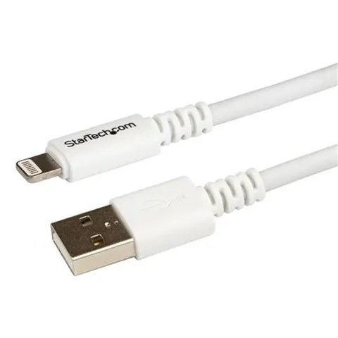 STARTECH.COM ST USBLT3MW - Data and charging cable, USB-A > lightning, 3 m, white – image 3