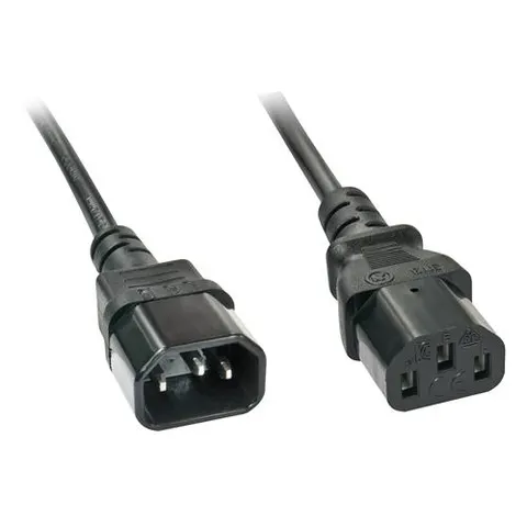 Lindy 2m C14 to C13 Extension Cable – image 2