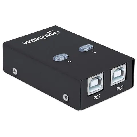 Manhattan USB-A Automatic Sharing Switch. 2x USB-B Ports. 480 Mbps – image 2