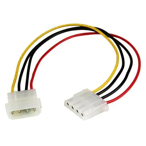 STARTECH.COM ST LP4POWEXT12 - LP4 extension, 30 cm, black/red/yellow – image 3