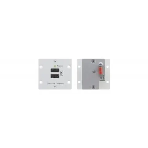 Kramer Electronics W-2UC(B) wall plate/switch cover Black – image 2