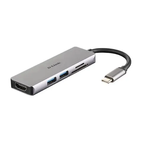 D-Link 5-in-1 USB-C Hub with HDMI and SD/microSD Card Reader – image 3