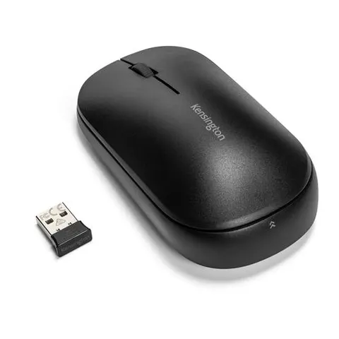 Kensington SureTrack Dual Wireless Mouse. Device interface: RF Wireless + Bluetooth Buttons quantity: 3. Product colour: Black – image 2