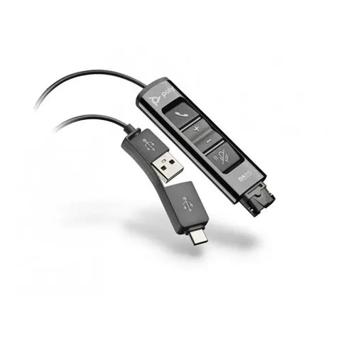 HP Poly DA85 USB to QD Black Adapter TAA – image 2