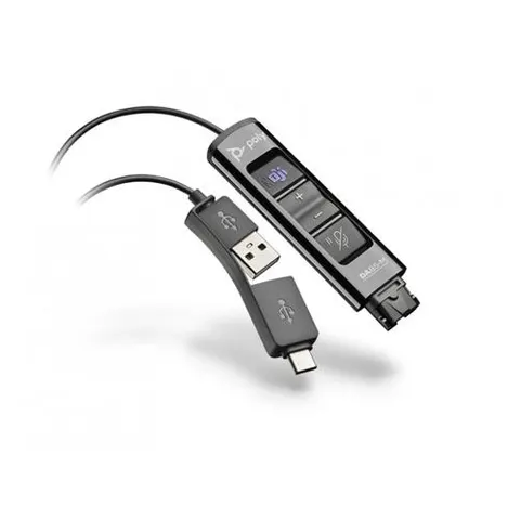 HP Poly DA85-M USB to QD Black Adapter TAA – image 2