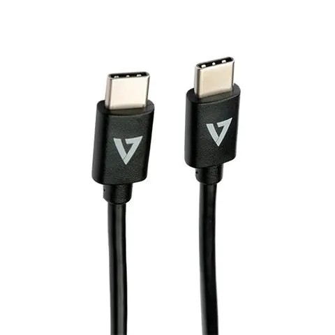 V7 V7USB2C-1M USB cable USB 2.0 USB C Black – image 2