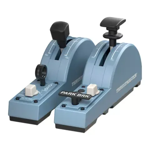 Thrustmaster TCA Quadrant Add-On Airbus Edition Black, Blue Flight Sim PC – image 2