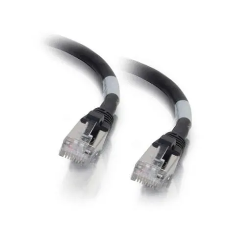 C2G 3m Cat6a Booted Shielded (STP) Network Patch Cable - Black – image 3