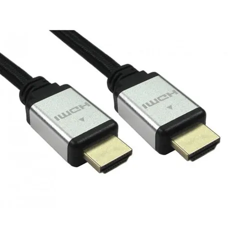 Cables Direct HDMI cable 3 m HDMI Type A (Standard) Black Silver – image 2