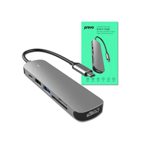 PREVO C605A notebook dock/port replicator Wired USB 3.2 Gen 1 – image 2
