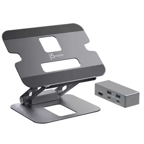 j5create JTS327 Multi-Angle 4K Docking Stand – image 2