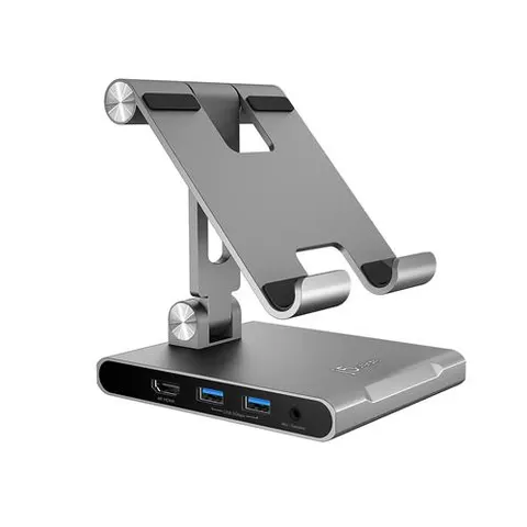 j5create JTS224 Multi-Angle Stand with Docking Station for iPad Pro – image 2