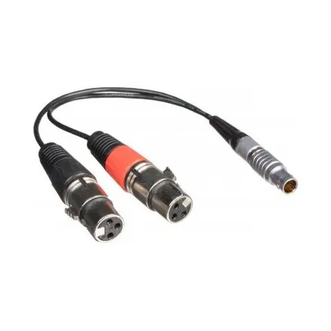 Atomos ATOMCAB017 audio cable 2 x XLR Black Red Silver – image 2