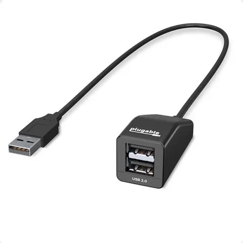 Plugable Technologies 2-in-1 USB Splitter with Dual USB 2.0 Ports. Com – image 2