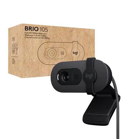 Logitech Brio 105 webcam 2 MP 1920 x 1080 pixels USB Graphite – image 3