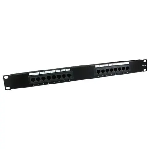 Cables Direct 16 Port Cat5e Patch Panel 1U – image 2