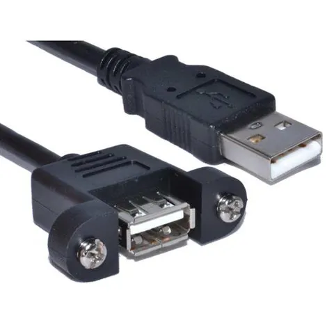 Cables Direct Panel Mount Shielded USB cable USB 2.0 3 m USB A Black – image 2