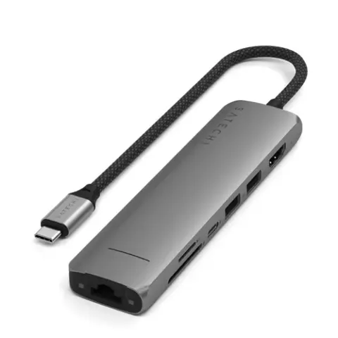 Satechi ST-P7SM interface hub USB Type-C 10000 Mbit/s Grey – image 3