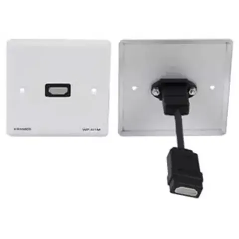 Kramer Electronics WP-H1M(WP-HDMI1M)/EU/GB(W) socket-outlet HDMI White – image 2