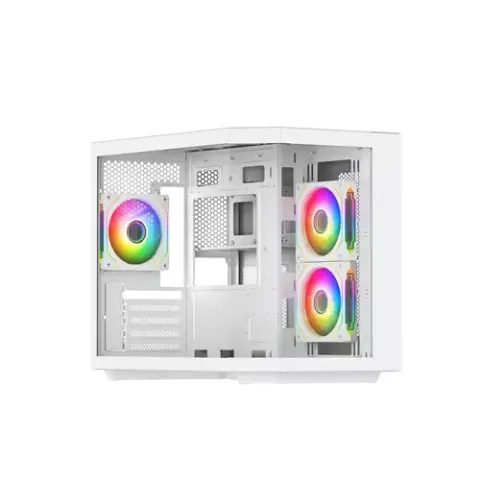 VIDA EDGE MINI MATX ARGB WHITE CASE Cube – image 2