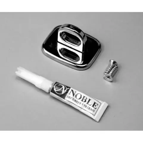 Compulocks Anchoring Point for Security Cable Locks Silver – image 2
