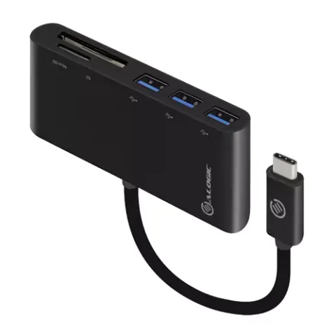 ALOGIC USB-C to Multi Card Reader & 3 Port USB Hub – image 2