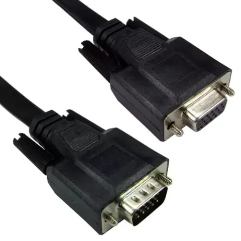 Cables Direct CDEXFLAT-MF03K VGA cable 3 m VGA (D-Sub) Black – image 2