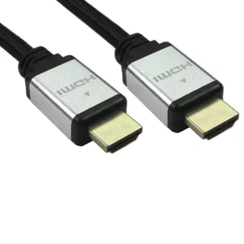 Cables Direct HDMI cable 2 m HDMI Type A (Standard) Black Silver – image 2