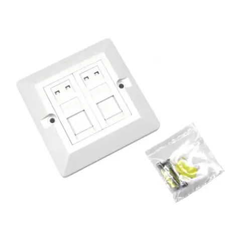 Cables Direct UT-8702 wall plate/switch cover White – image 2