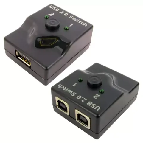 Cables Direct USB 2.0 2 Port Mini Switch Black – image 2