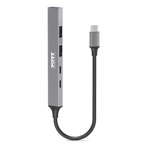 Port Designs 900163 interface hub USB Type-C 5000 Mbit/s Silver – image 2