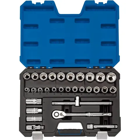 Draper 30 Piece 1/2" Drive Hex Socket Set Metric – image 3