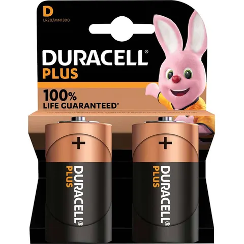 Duracell D Cell Plus Power 100% Batteries – image 3
