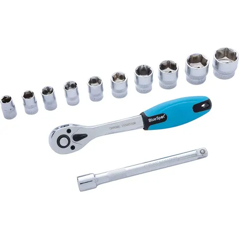 BlueSpot 11 Piece 3/8" Drive Hex Socket Set Metric – image 3