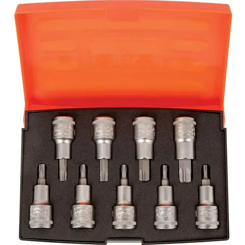 Bahco S9TORX 9 Piece 1/2" Drive Torx Socket Bit Set – image 4