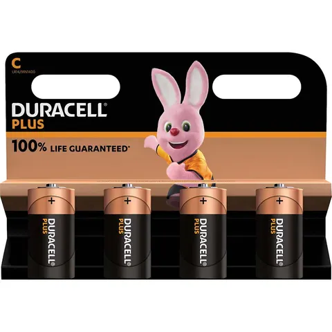 Duracell C Cell Plus Power 100% Batteries – image 3