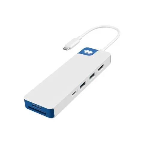 Hyper® HyperDrive Flex 8 Dockingstation USB-C Hub weiß/blau – Bild 2